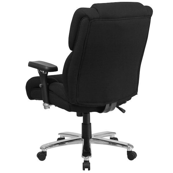 Flash Furniture Hercules Office Chair, Black Back, 30 in W 34" L 48" H, Adjustable Padded - GO-2149-GG