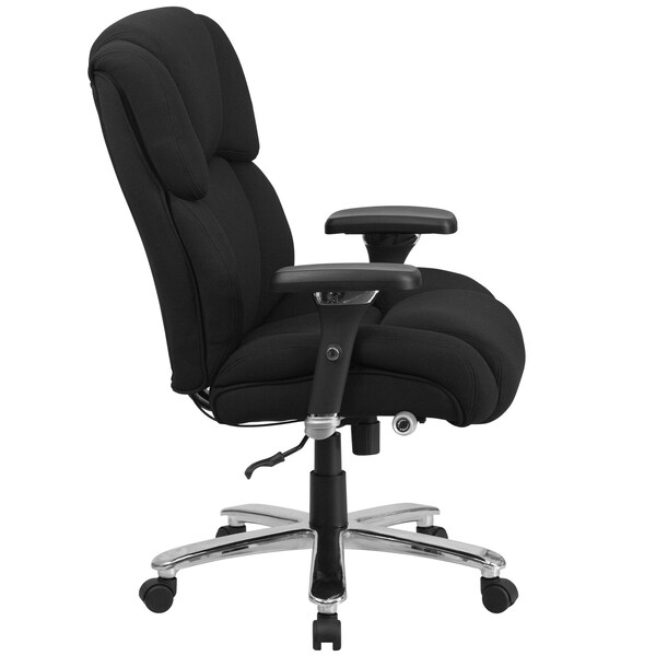 Flash Furniture Hercules Office Chair, Black Back, 30 in W 34" L 48" H, Adjustable Padded - GO-2149-GG