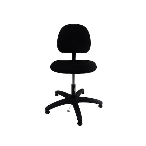 Shopsol Desk Chair ESD Chair, 16" to 21" Height, Fabric, Blue - 1010452
