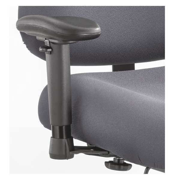 Safco T-Pad Arm, 11-1/2" HX4" W, Blk, PK2 - 3591BL
