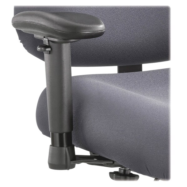 Safco T-Pad Arm, 11-1/2" HX4" W, Blk, PK2 - 3591BL