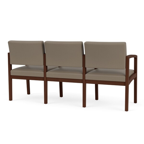 Lesro Lenox 3 Seat Tandem Seating W/ Arms, 65 in W 26 in L 31.5 in H - LW3103