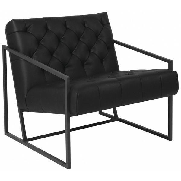 Flash Furniture Madison Accent Chair, Black Seat, 29 W 31-3/4" L 27.5 H - ZB-8522-BK-GG