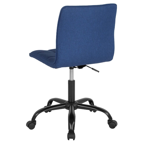 Flash Furniture Fabric Contemporary Chair, 17-1/2" to 22", Blue Fabric - DS-512C-BLU-F-GG