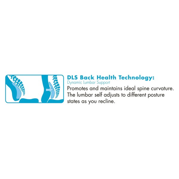 La-Z-Boy Commercial 2000 High-Back Exec Chair w/Lumbar Support, Black/Silver - 48957