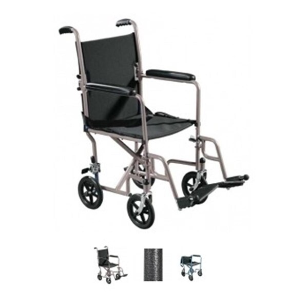 Refuah Steel Transport Chair 19 Inch Seat Width - RE63172
