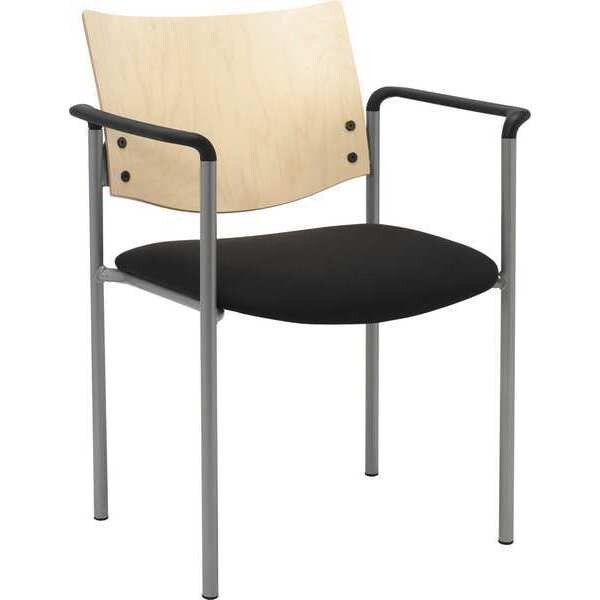 Kfi Side/Guest Chair, w/Arms, Wood Back - 1311SL-SP22-2902