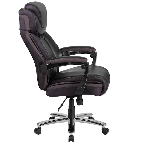 Flash Furniture Hercules Office Chair, Black Back, 30 in W 33" L 52" H, Padded - GO-2223-BK-GG