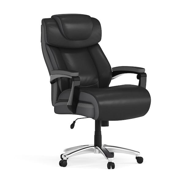 Flash Furniture Hercules Office Chair, Black Back, 30 in W 33" L 52" H, Padded - GO-2223-BK-GG