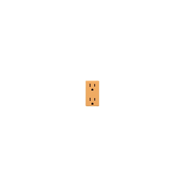 Leviton ELECTRICAL RECEPTACLES RENU CC KIT 15A TR RCPT TOASTED COCONUT - RKR15-TC