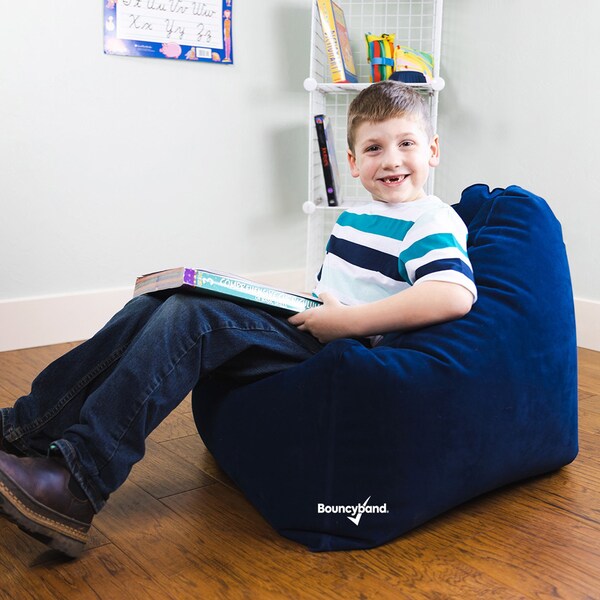 Bouncybands Comfy Cozy Peapod Inflatable Chair for Kids - PDCHBU
