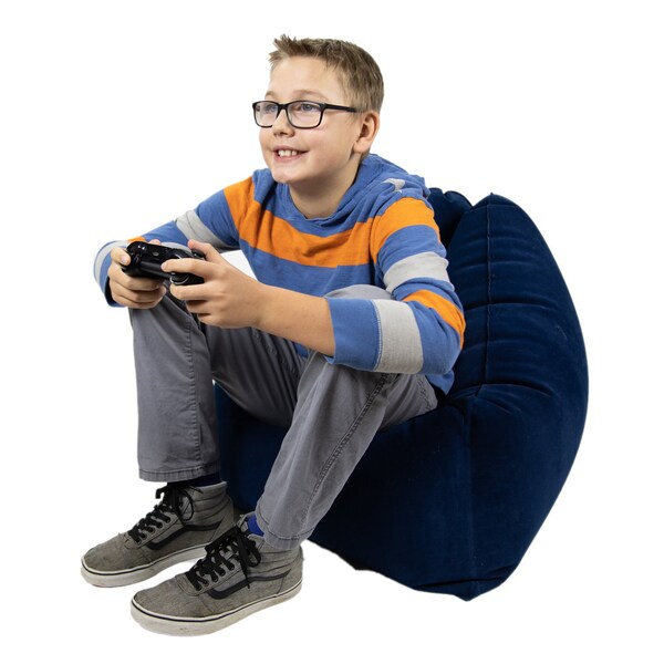 Bouncybands Comfy Cozy Peapod Inflatable Chair for Kids - PDCHBU