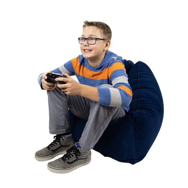 Bouncybands Comfy Cozy Peapod Inflatable Chair for Kids - PDCHBU