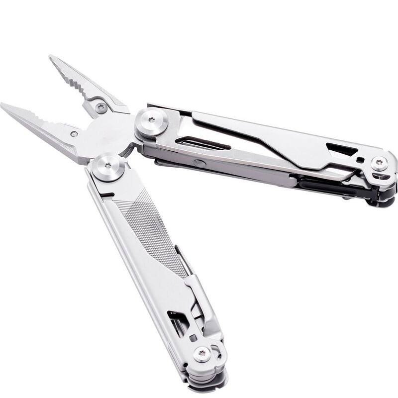 SVOPES 17-in-1 Multitool Pliers, Multi-Function Tool with Cutters, Knife Scissors Ruler Screwdrivers Wood Saw Can/Bottle Opener - DGNQ440ABXG10UZ8FV0-0819