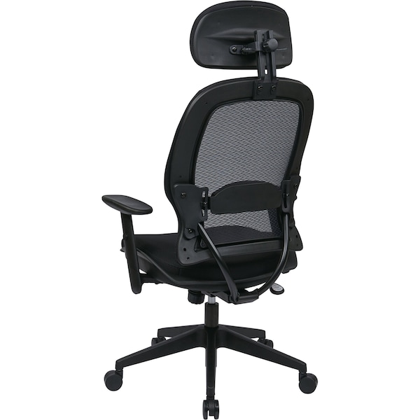 Office Star Executive Chair Desk Chair, 18-13/16" to 23-1/16" Height, Mesh, Black - 55403