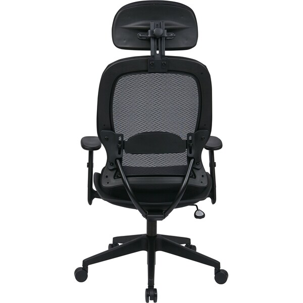 Office Star Executive Chair Desk Chair, 18-13/16" to 23-1/16" Height, Mesh, Black - 55403