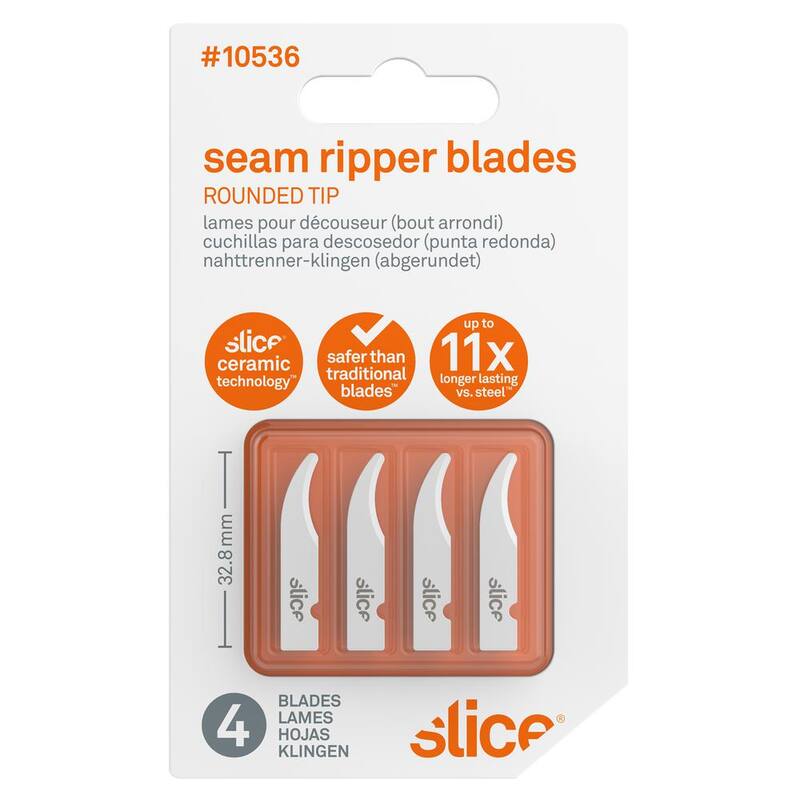 Slice Seam Ripper Blades Rounded Tip (6 Packs of 4) - 10536