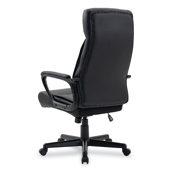Alera Oxnam Series High-Back Task Chair, Supports Up to 275 lbs, 17.56" to 21.38" Seat Height, Black - ALEON41B19