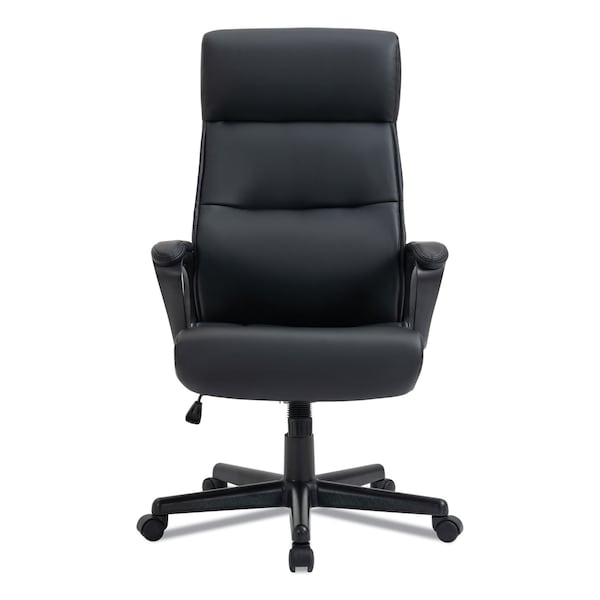 Alera Oxnam Series High-Back Task Chair, Supports Up to 275 lbs, 17.56" to 21.38" Seat Height, Black - ALEON41B19