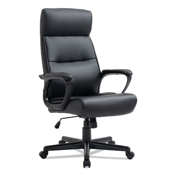 Alera Oxnam Series High-Back Task Chair, Supports Up to 275 lbs, 17.56" to 21.38" Seat Height, Black - ALEON41B19
