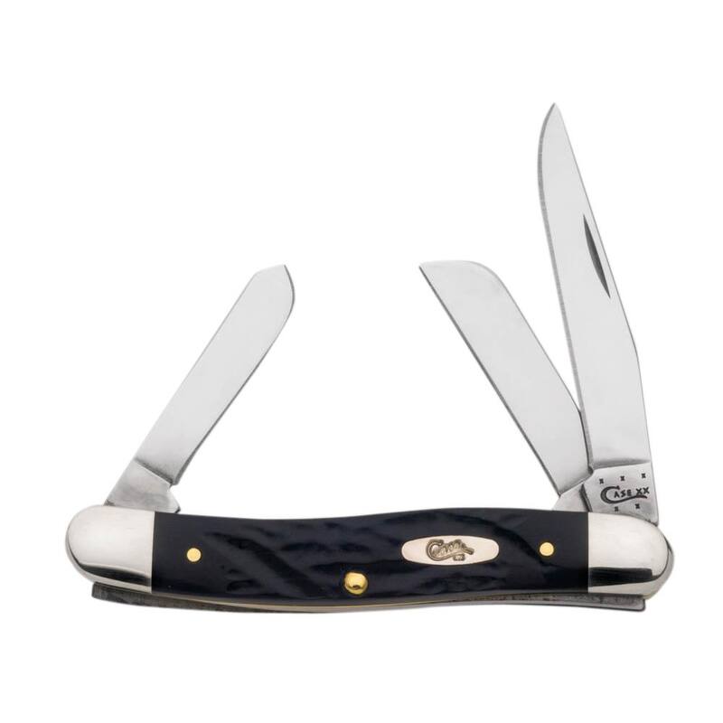 W.R. Case and Sons Cutlery Co. Black Synthetic Medium Stockman Medium Stockman - FI18222