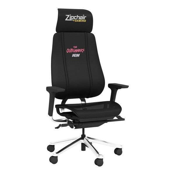 Dreamseat PhantomX Mesh Gaming Chair with AEW The Outrunners Logo - DSPHGMCHRBKJCKT-PSAEW0015A