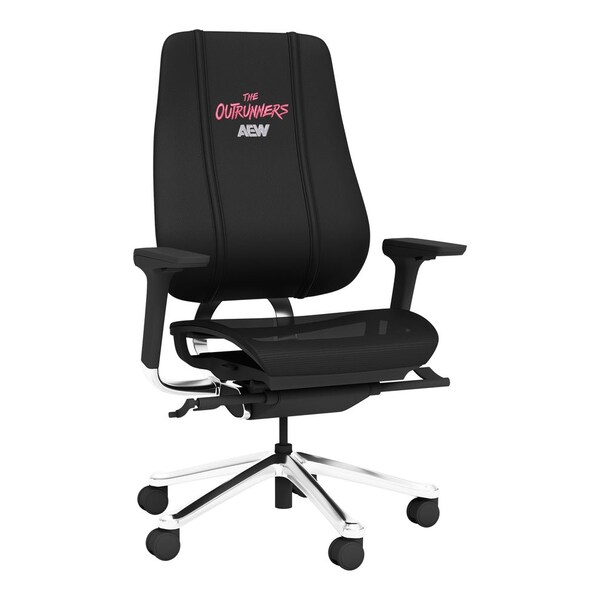 Dreamseat PhantomX Mesh Gaming Chair with AEW The Outrunners Logo - DSPHGMCHRBKJCKT-PSAEW0015A