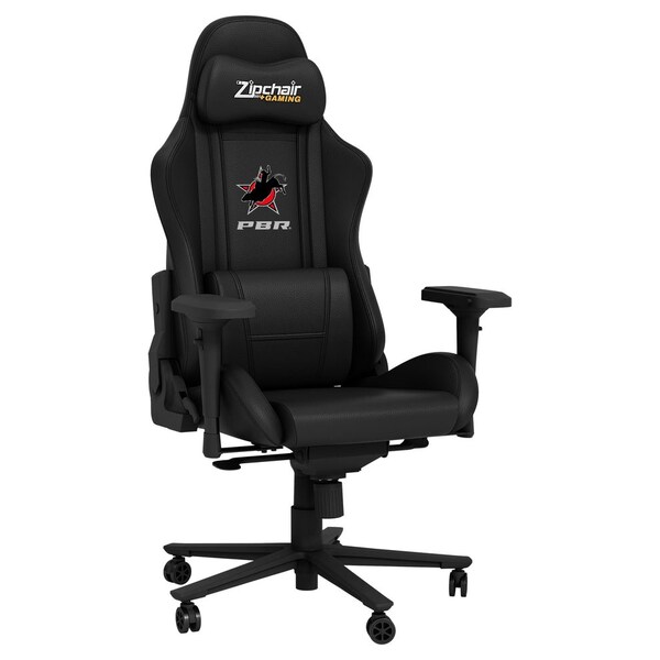 Dreamseat Xpression Pro Gaming Chair with Professional Bull Riders Star Logo - XZXPPRO032-PSPBR0003A