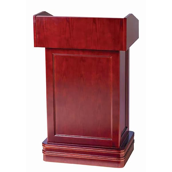 Aarco Podium is Crafted w/ all Hardwood Design and Classic Cherry Finish, 29 1/8''Lx21 5/8''Wx47 1/4''H - POD-2