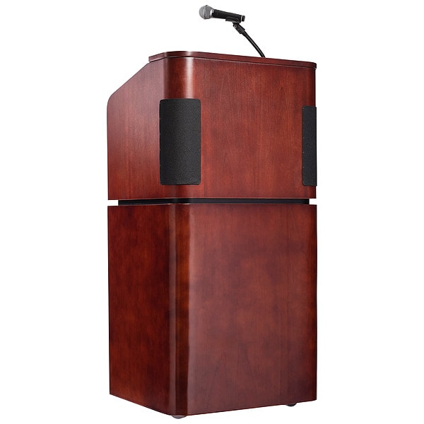 Oklahoma Sound Table and Base Combo Sound Lectern with Wireless Tie Clip - 950/901-MY/WT/LWM-6