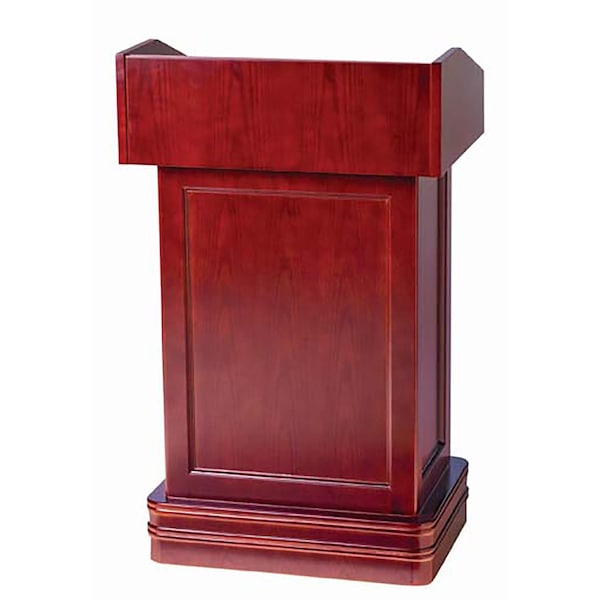 Aarco Podium, Crafted w/ all Hardwood Design and Classic Cherry Finish, 29 1/8''Lx21 5/8''Wx47 1/4''H - POD-1