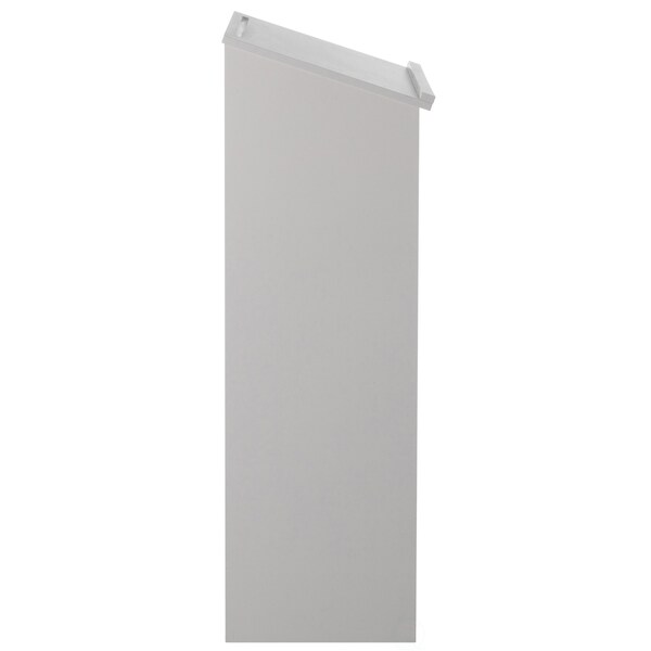 Basicwise Standing Floor Podium with Storage for Church, School, Office or Home, White - QI004421.WT