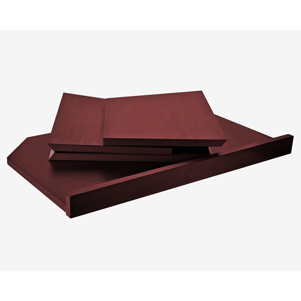 Adiroffice Wood Foldable, Portable Tabletop Podium Lectern in Mahogany - ADI661-05-MA-MK