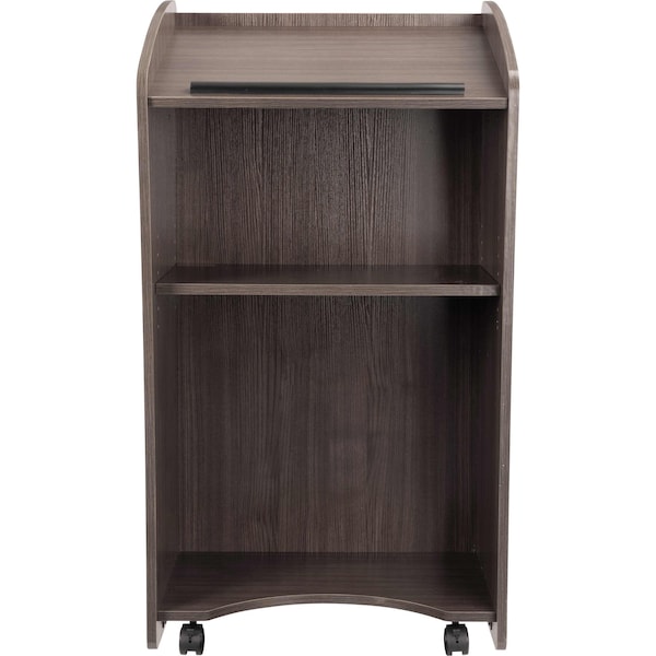 Oklahoma Sound Lectern, 46 in H, Ribbonwood - 611-RW