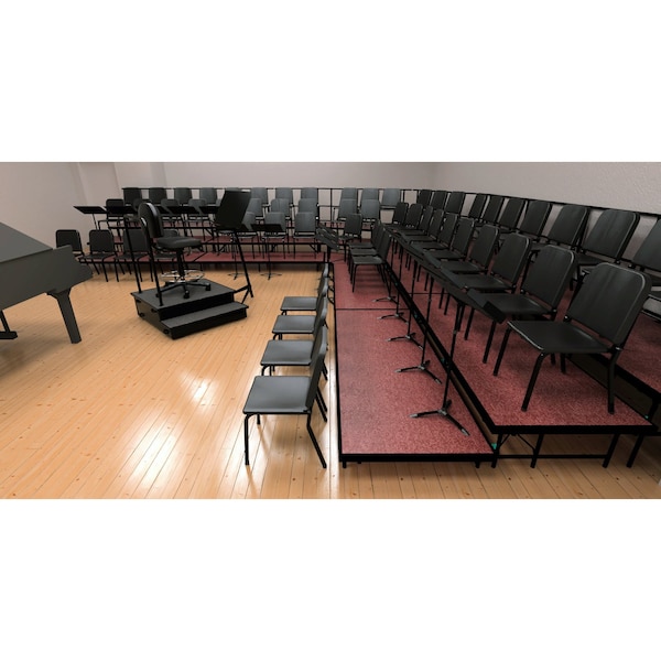 National Public Seating Melody Music Stand, Black - 82MS