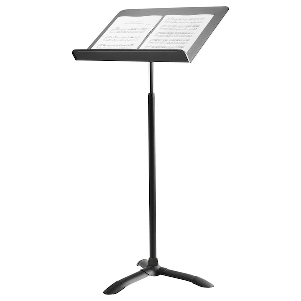 National Public Seating Melody Music Stand, Black - 82MS