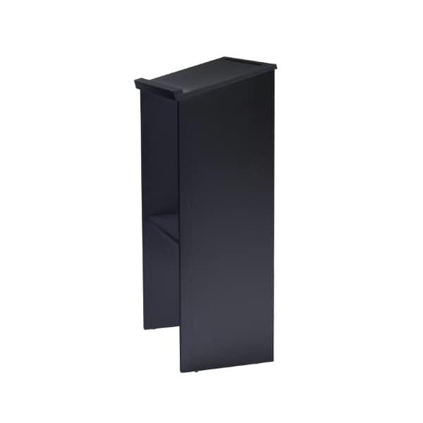 Adiroffice Wood Stand-up Podium Lectern, Black - ADI661-01-BLK