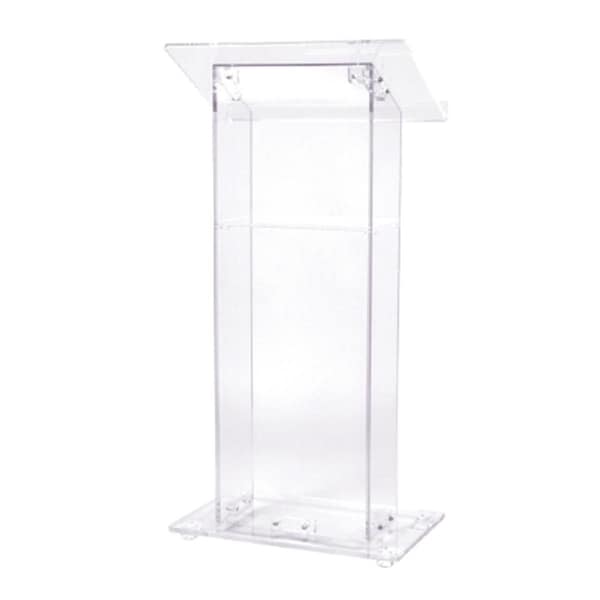 Coolcrafts Clear Acrylic Lectern With Shelf - CO2628491