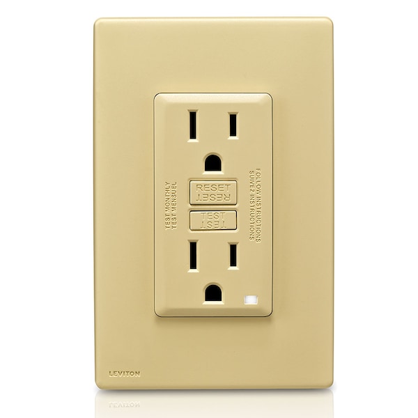 Leviton Circuit Interruptor, 15A, 125V AC, 2, 3 Poles - RGF15-CS