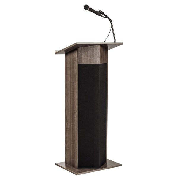 Oklahoma Sound Sound Lectern, 46 in H, Ribbonwood - 111PLS-RW