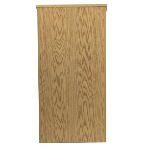 Flash Furniture Stand Up Lectern, Oak - MT-M8830-LECT-OAK-GG