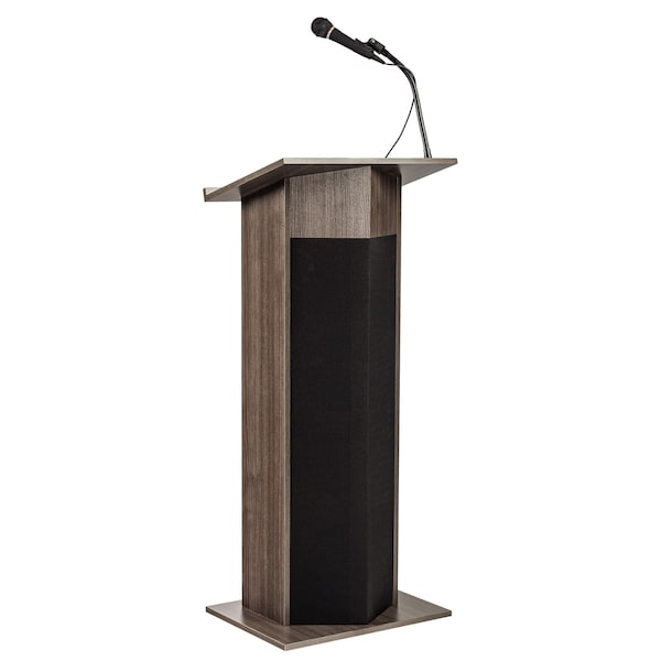 Oklahoma Sound Oklahoma Sound Power Plus Lectern and Rechargeable Battery, Ribbonwood - M111PLS-RW