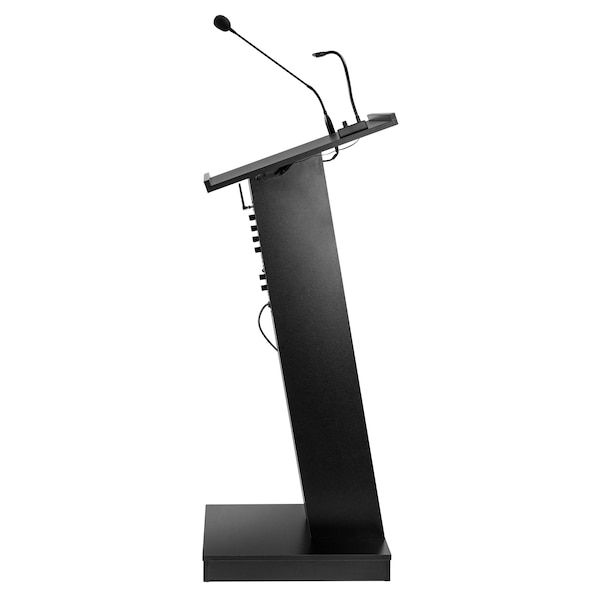 Oklahoma Sound Sound Lectern, 46.5 in H, Black - ZED