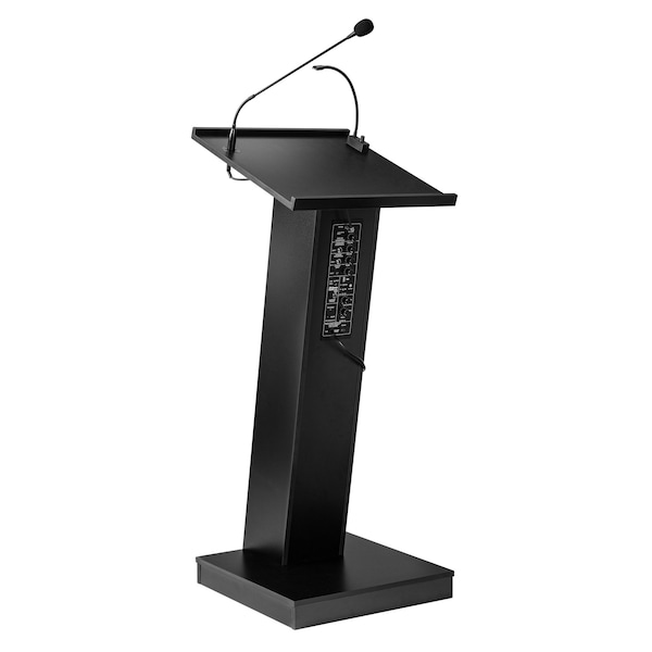 Oklahoma Sound Sound Lectern, 46.5 in H, Black - ZED