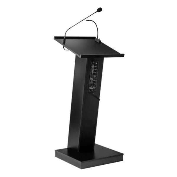 Oklahoma Sound Sound Lectern, 46.5 in H, Black - ZED