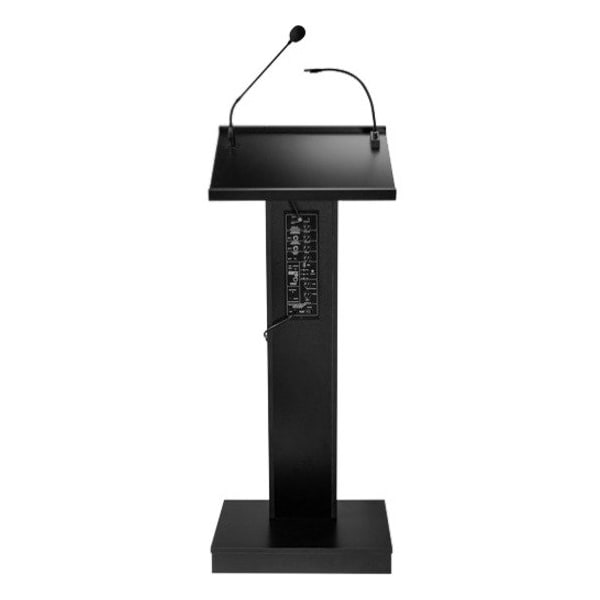 Oklahoma Sound Sound Lectern, 46.5 in H, Black - ZED
