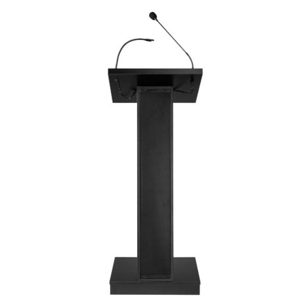 Oklahoma Sound Sound Lectern, 46.5 in H, Black - ZED