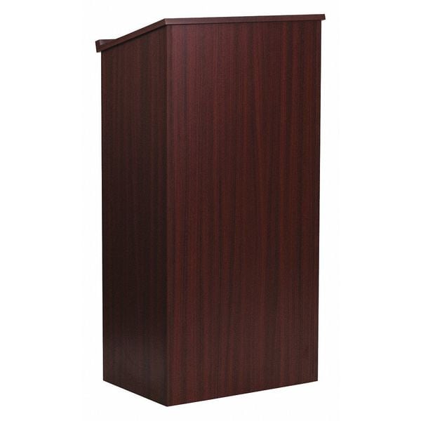 Flash Furniture Lectern, Mahogany, Floor Type - MT-M8830-LECT-MAH-GG