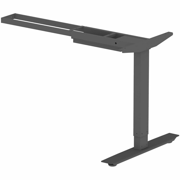 Lorell Sit-Stand 3rd-Leg Base, 275lb Capacity, 45" x 51.6" x 26.4", Black - LLR25930