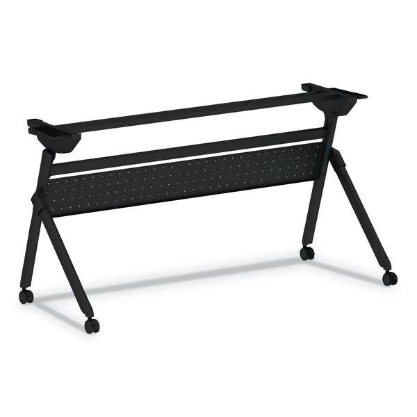 Alera Flip and Nest Table Base, 55 7/8w x 23 5/8d x 28 1/2h, Black - ALEVA7276BK